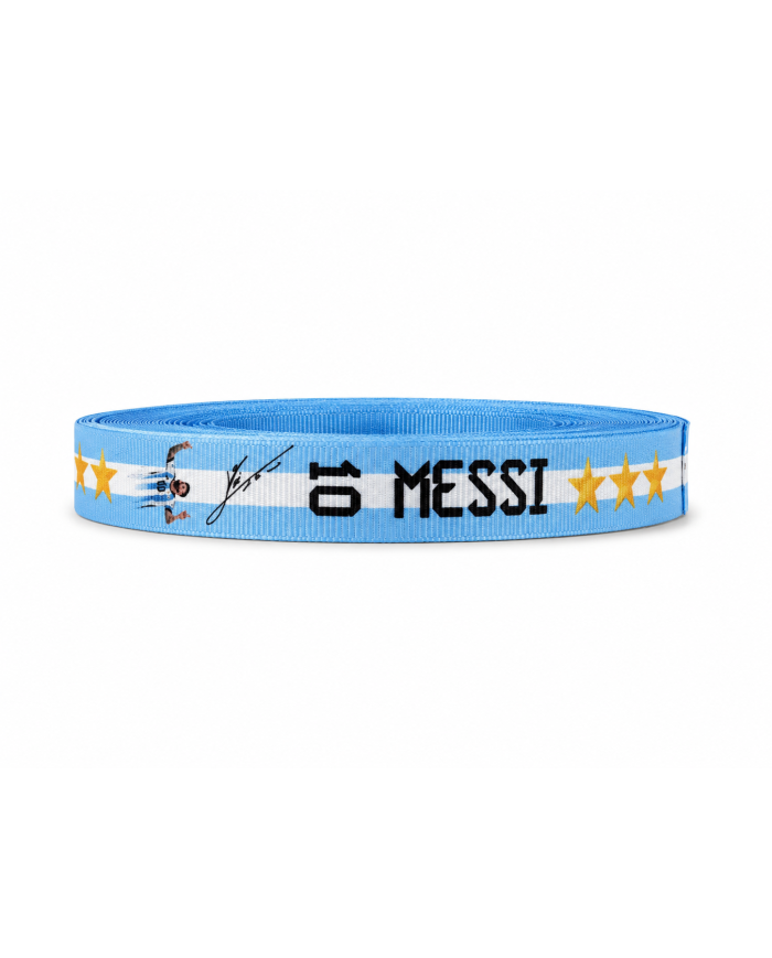 CINTA GROSS SUBLIMADA POL 20mm x 50mts MESSI COPA 3 ESTRELLAS