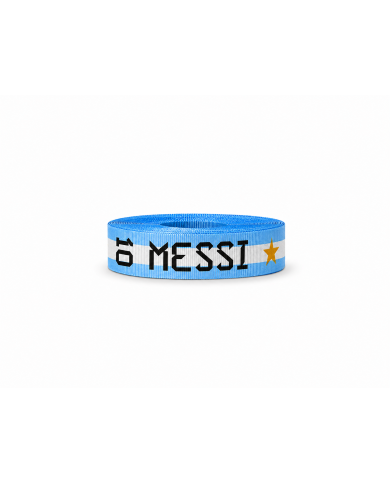 CINTA SUBLIMADA POL 30mm x 10mts MESSI COPA 3 ESTRELLAS
