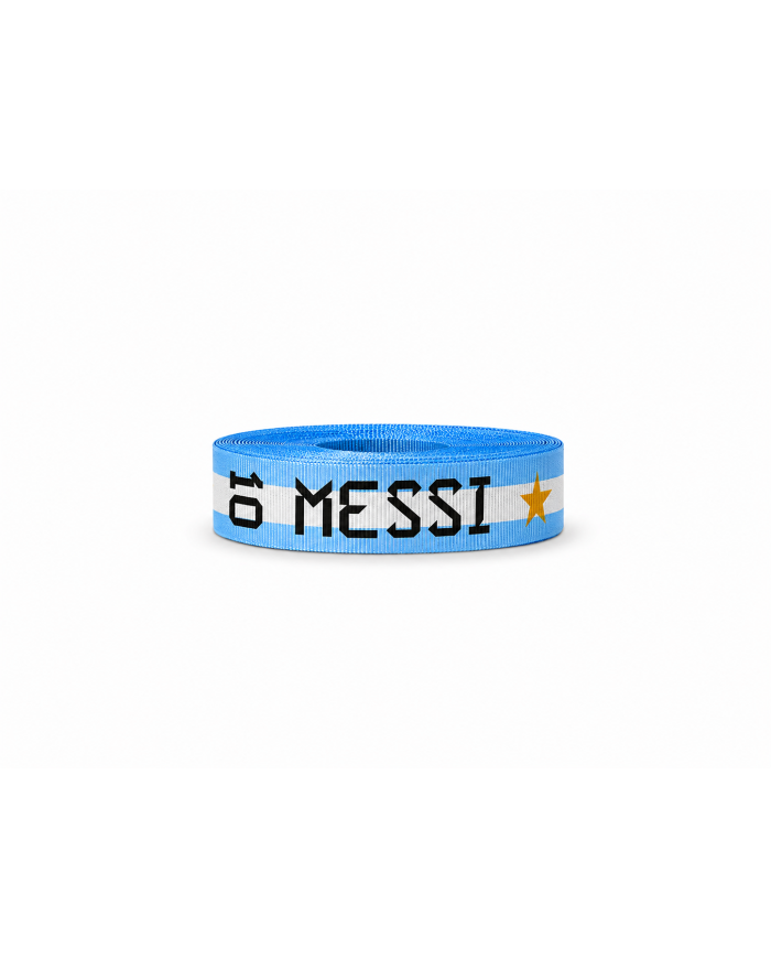 CINTA SUBLIMADA POL 30mm x 10mts MESSI COPA 3 ESTRELLAS