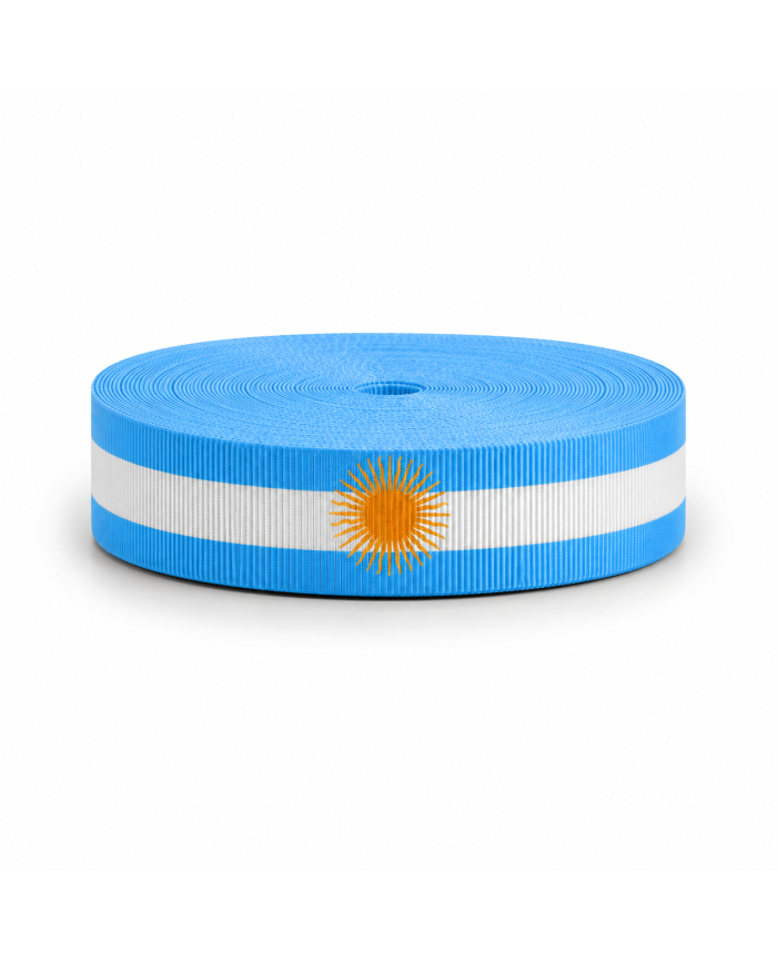 CINTA SUBLIMADA POL 30mm x 10mts ARGENTINA SOL GRANDE