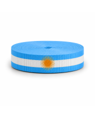 CINTA SUBLIMADA POL 30mm x 10mts ARGENTINA SOL GRANDE