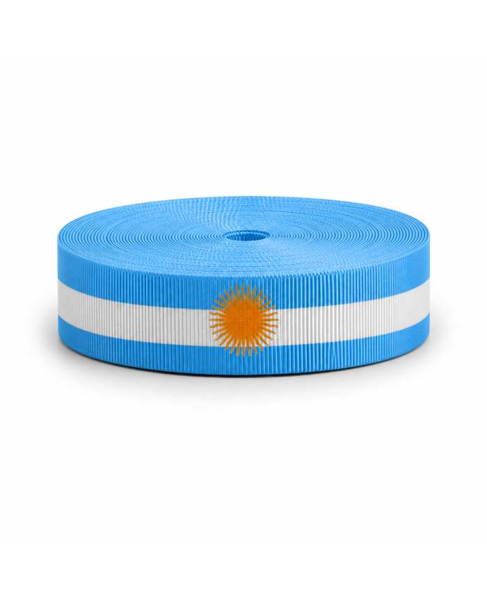 CINTA SUBLIMADA POL ARGENTINA SOL GRANDE 40mm x 10mts