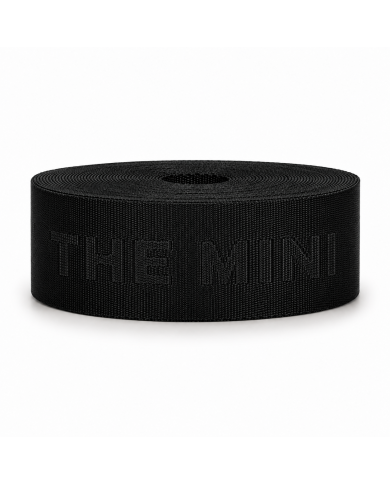 CINTA POLIESTER NEGRA THE MINI BAG CALADA P 40 x 10mts