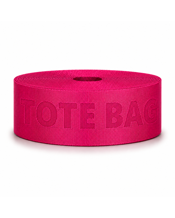 CINTA POLIESTER FUCSIA TOTE BAG CALADA P 40 x 10mts