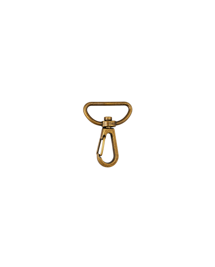 MOSQUETON ANZUELO CORTO P/25 Bronce Viejo