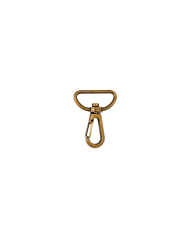 MOSQUETON ANZUELO CORTO P/25 Bronce Viejo