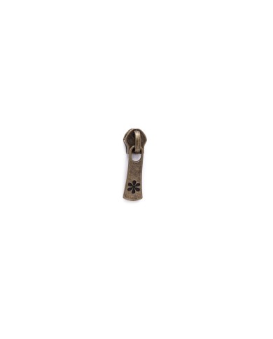 DESLIZADOR ASTERISCO  N°7 PLASTICO Bronce Viejo