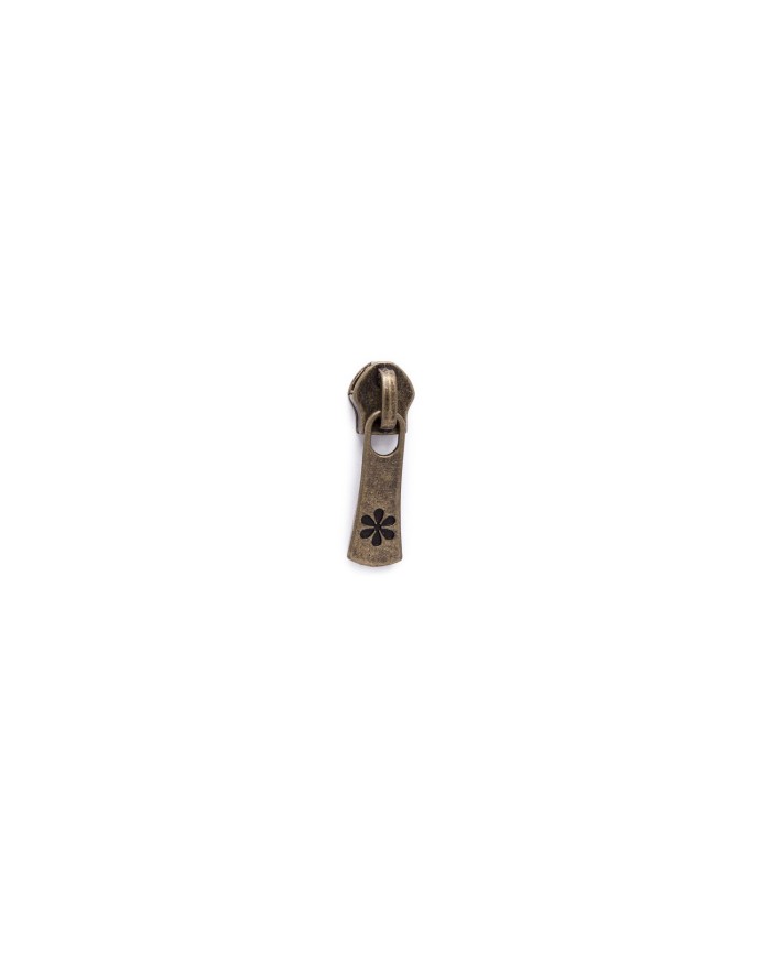 DESLIZADOR ASTERISCO  N°7 PLASTICO Bronce Viejo